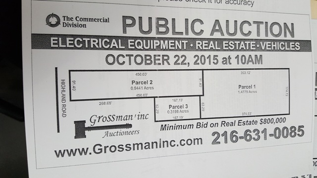 Grossman Auction Pictures From October 22, 2015 - 1521 HIGHLAND ROAD TWINSBURG OH 44087